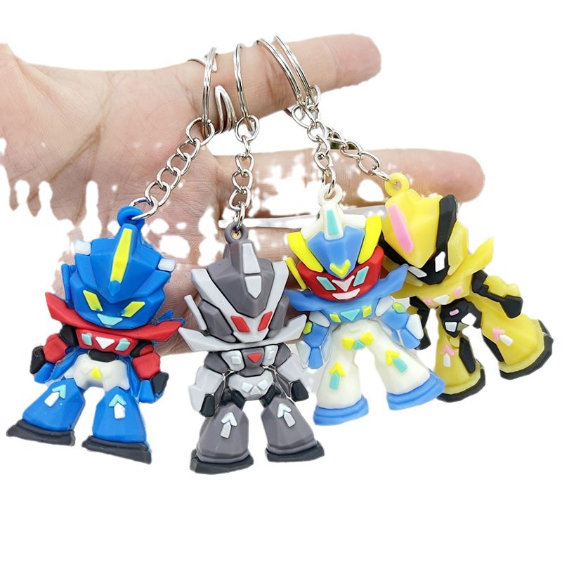 Men Accessories Collection - Gundam Silicone Keychain, Mini Mobile Suit
