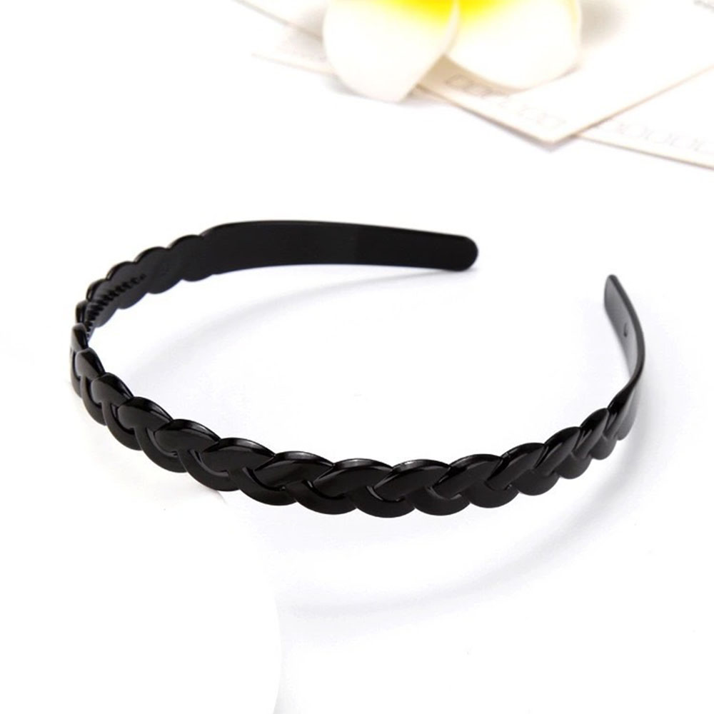 Men Accessories Shop - Resin Face Black Wavy Anti-slip Mens