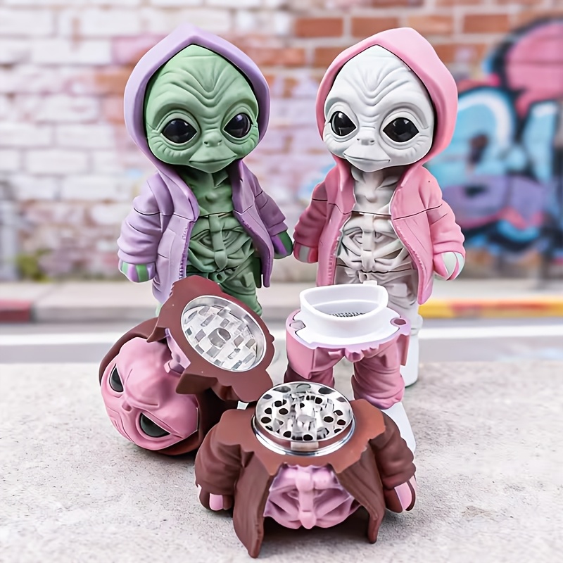 Men'S Accessories - Funny Alien Herb Grinder Spice Grinder