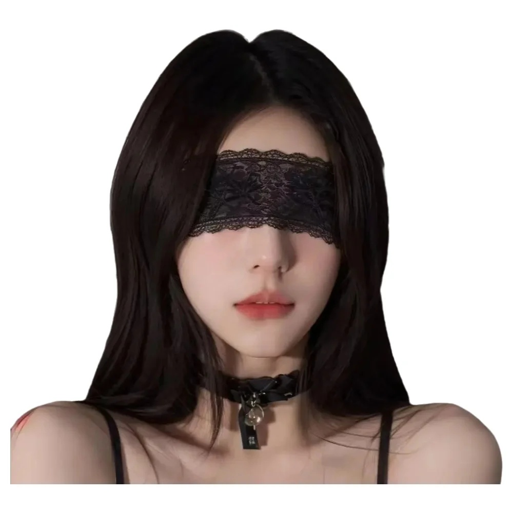 Men'S Accessories - Sexy Lace Eye Mask Black Floral