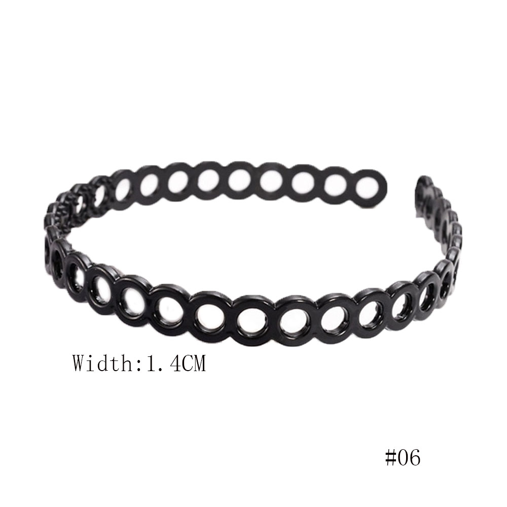 Men Accessories Shop - Fashion Plastic Headdress Black Wavy Mens