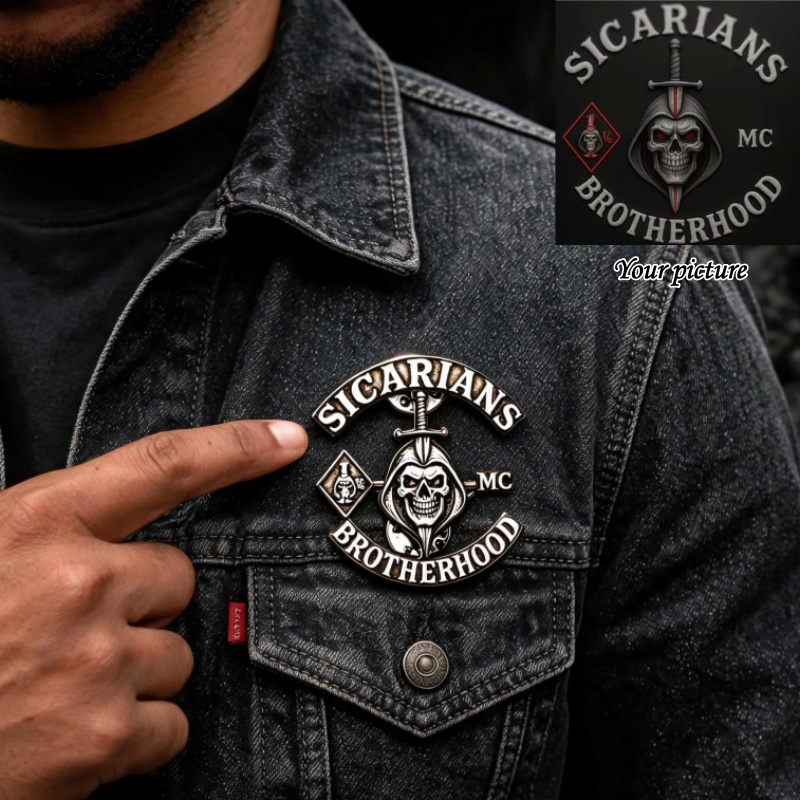 Men Accessories Brooch - Personalized Custom MC Picture Brooch For