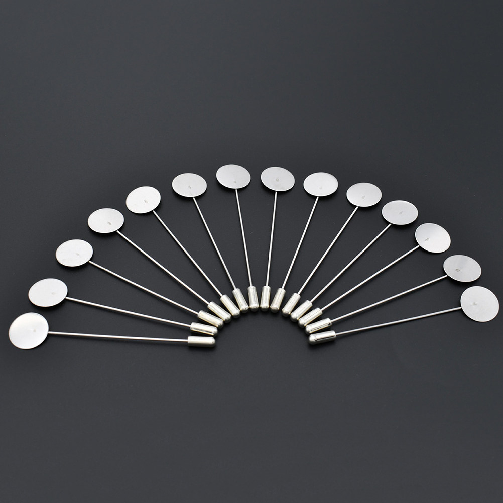 Men Accessories Brooch - 10Pcs Versatile Stainless Steel Lapel Pins