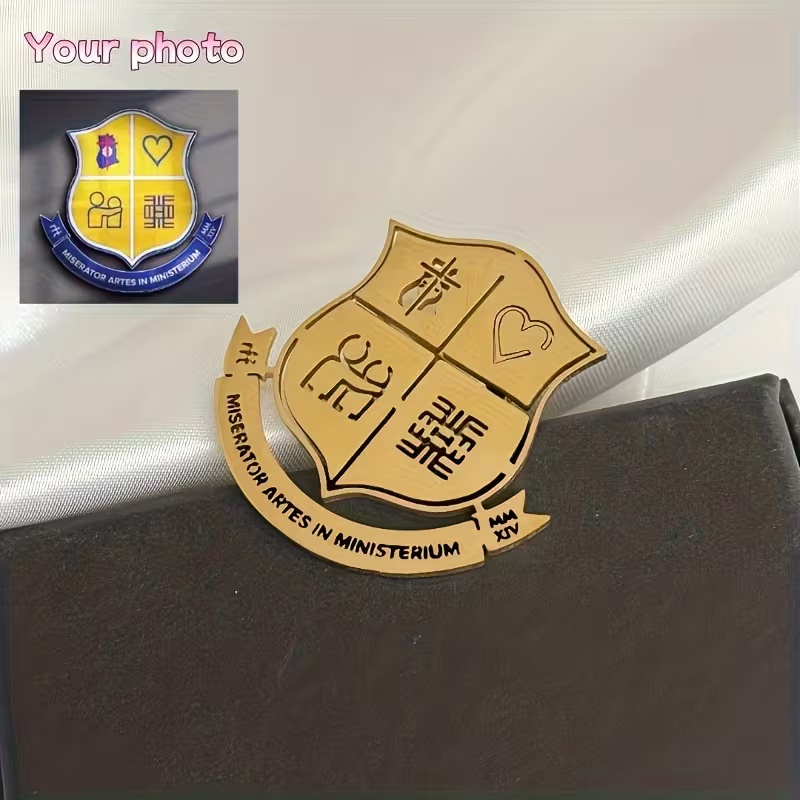 Custom Logo Brooch Simple Crea - Men Accessories Brooch review and price