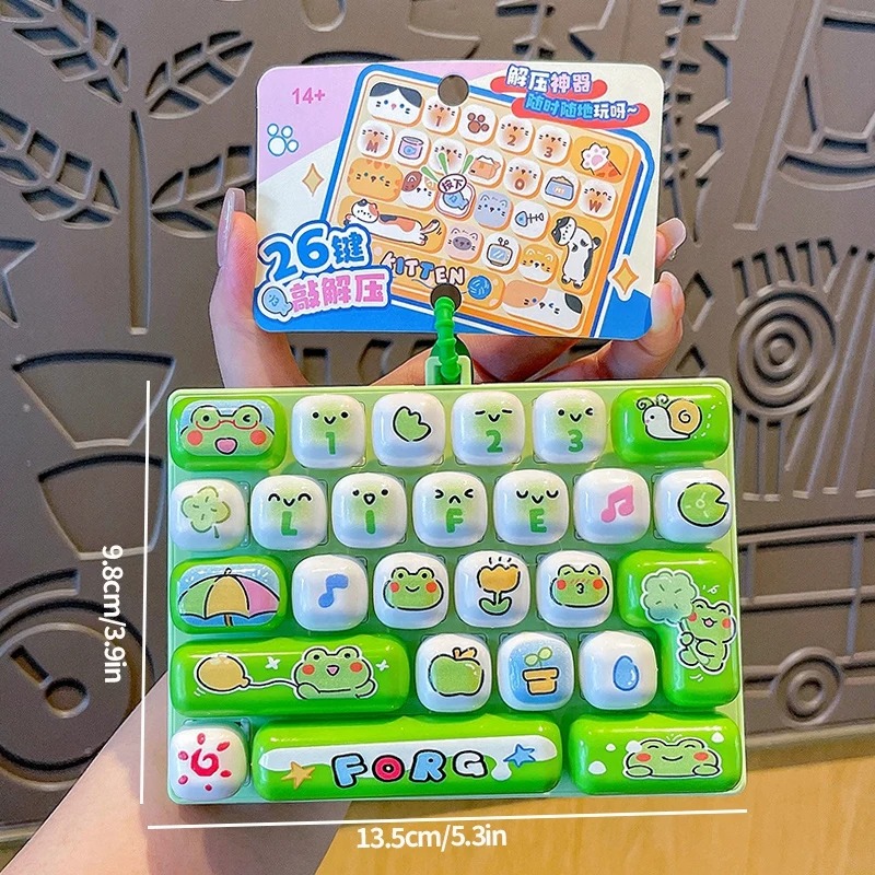 26-Grid Anti-Stress Keyboard K - Men Keychain Accessories review and price