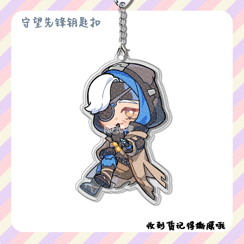 4pcs Anime Game Overwatch  Col - Men Keychain Accessories review and price