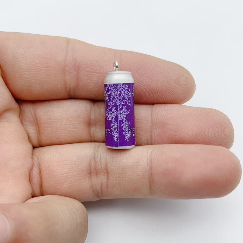 10Pcs Mini Simulation Beverage - Men Keychain Accessories review and price