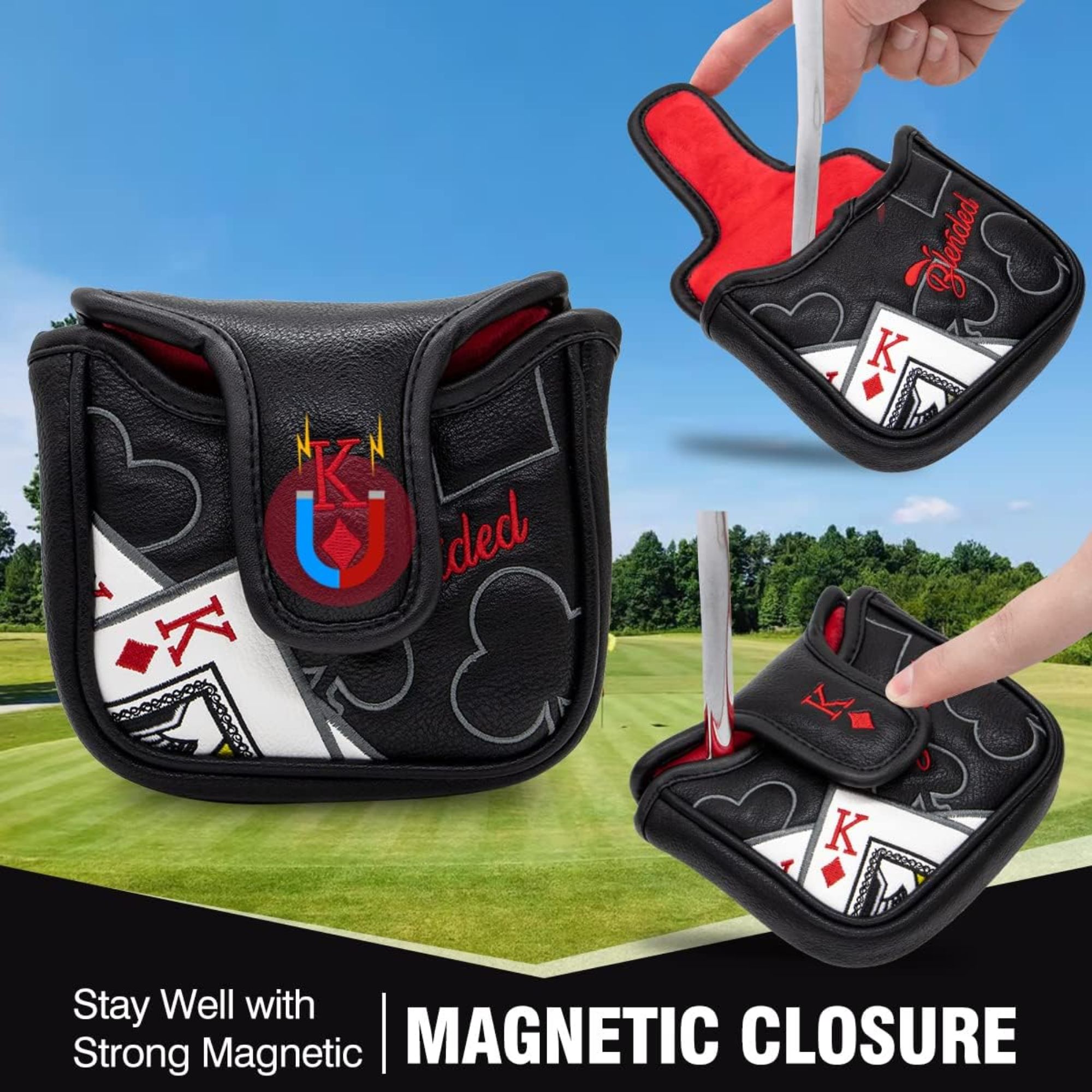 King Of Hearts Embroidered Mal - Men'S Accessories review and price