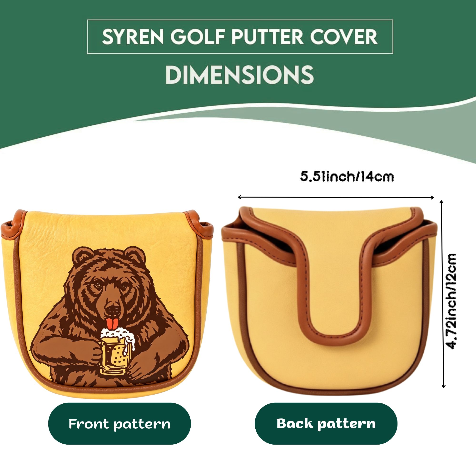 Skull Embroidered Golf Mallet  - Men'S Accessories review and price