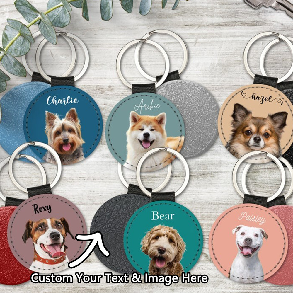 Custom Pet Photo Keychain Pers - Men Keychain Accessories review and price