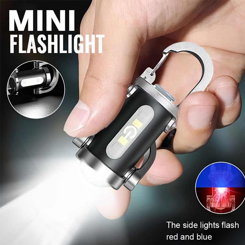 Mini Keychain Flashlight Recha - Men Keychain Accessories review and price