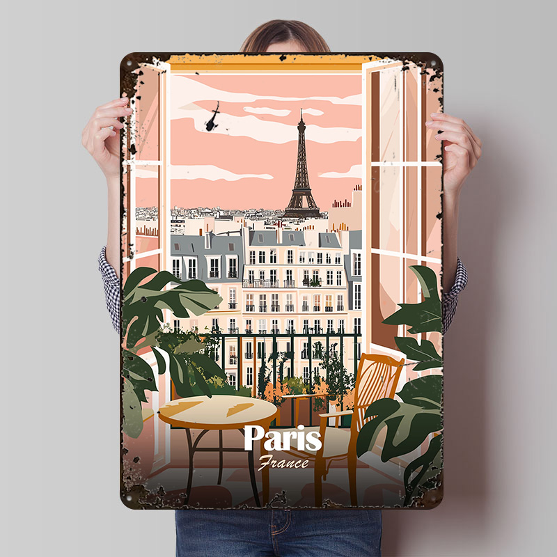 Paris Balcony View Metal Poste - Men'S Accessories Paris review and price
