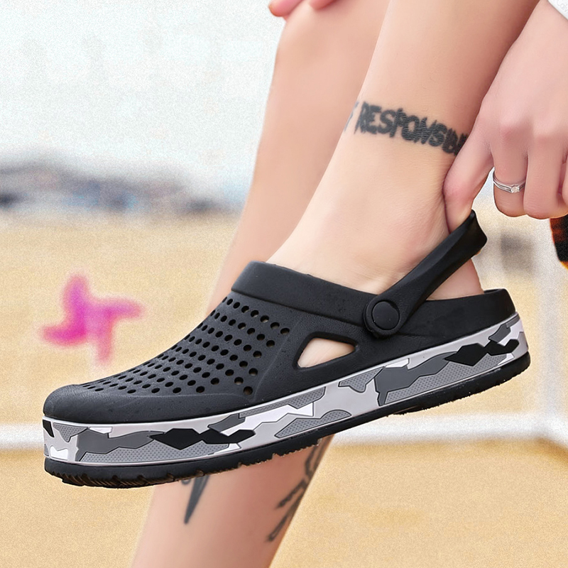 Summer Men Shoes Clogs Slipper - Men Accessories For Beach review and price
