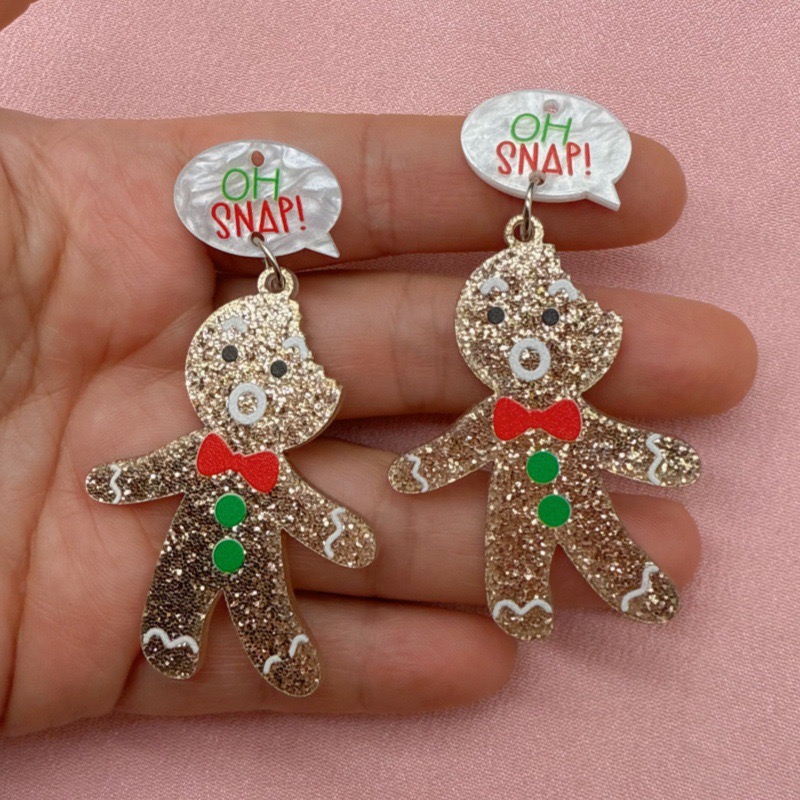 10pcs Cute Christmas Gingerbre - Men'S Accessories review and price