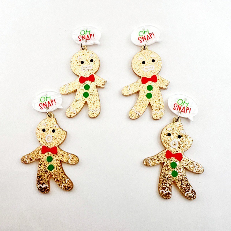 10pcs Cute Christmas Gingerbre - Men'S Accessories review and price