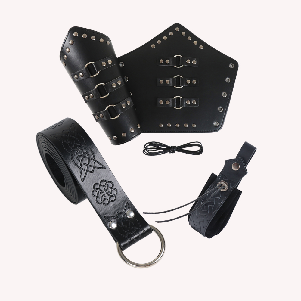 Men Arm Armor PU Leather Medie - Men'S Viking Accessories review and price