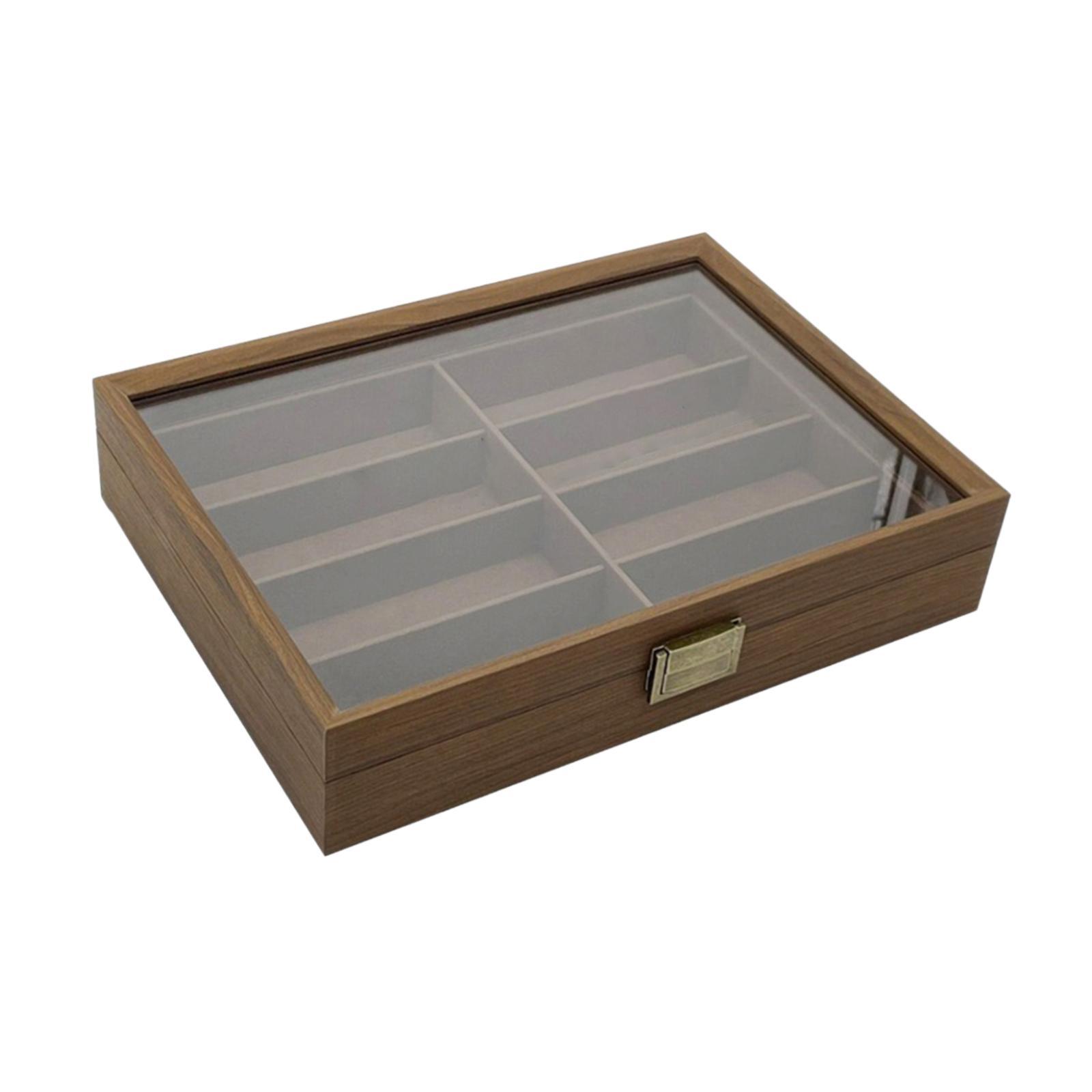 Wooden Sunglasses Organizer Bo - Men Accessories Drawer review and price