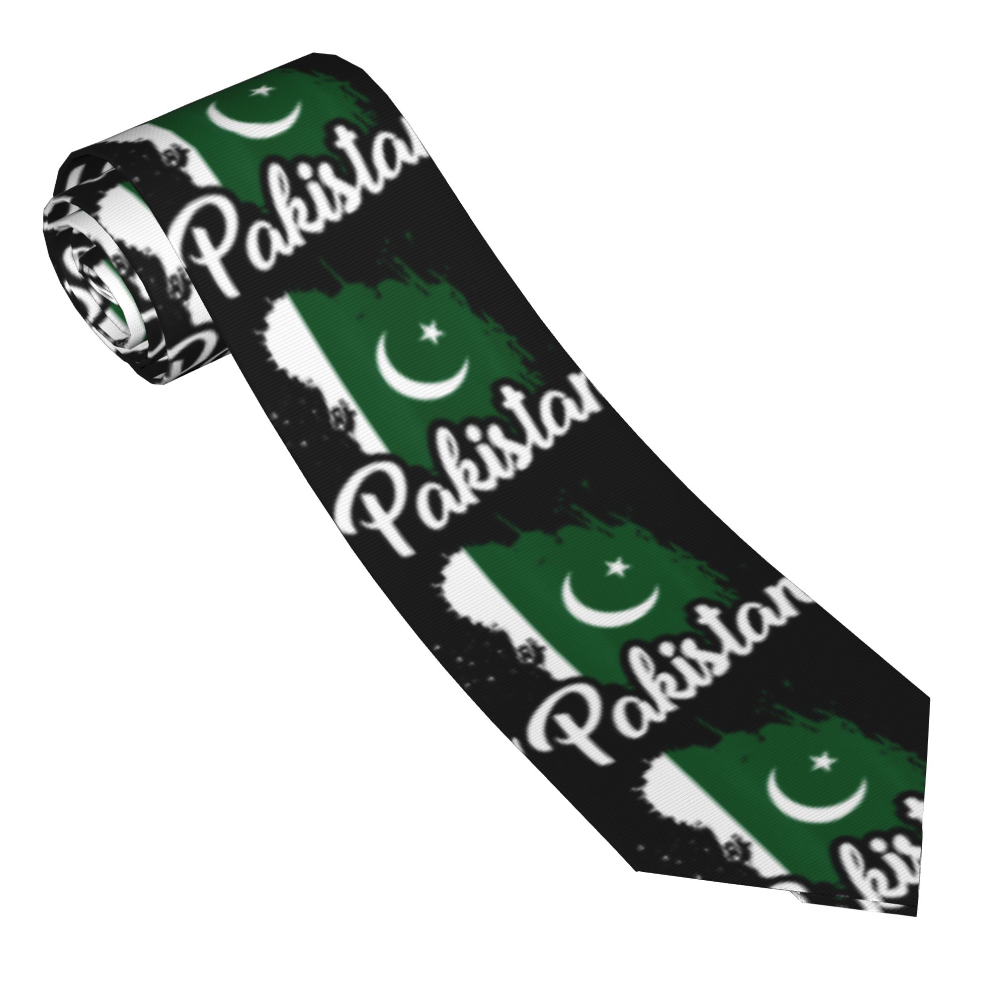 Men's Tie Pakistan Flag Pakist - Men Accessories Pakistan review and price