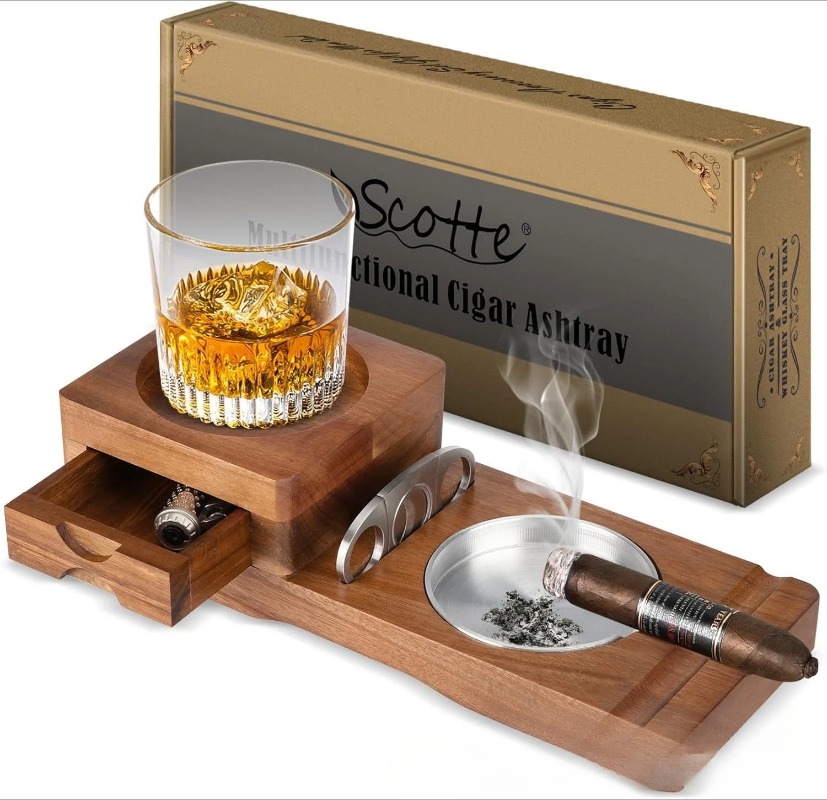 Multifunctional Solid Wood Cig - Men Accessories Drawer review and price