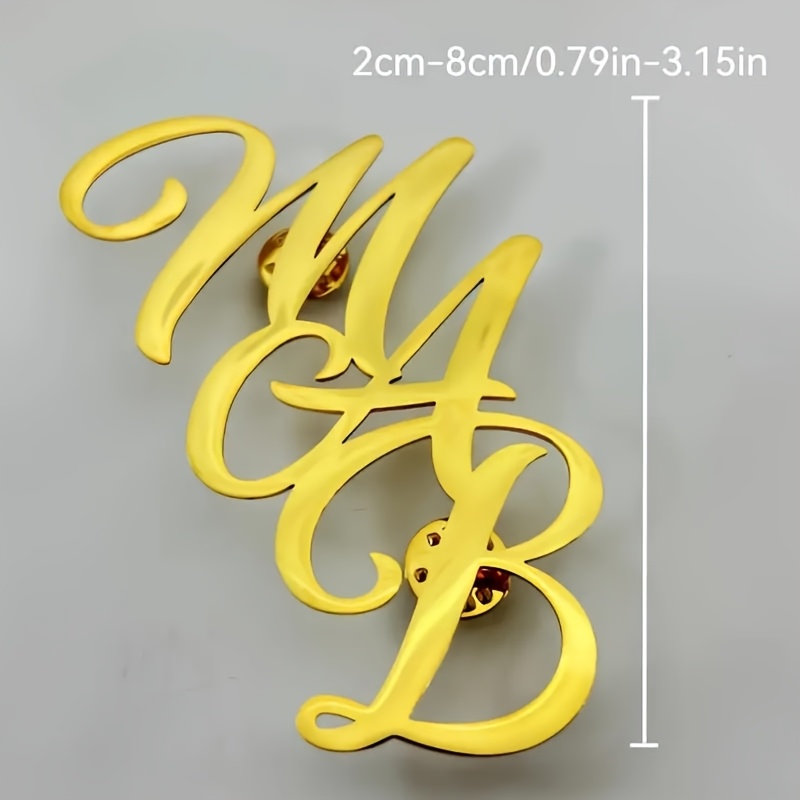 Custom Monogram Initial Name S - Men Accessories Brooch review and price