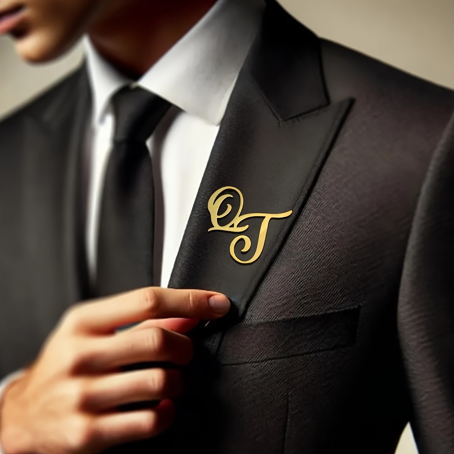 Custom Monogram Initial Name S - Men Accessories Brooch review and price