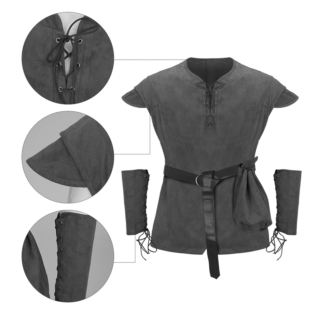Men's Medieval Lace Up Tunic S - Men'S Viking Accessories review and price
