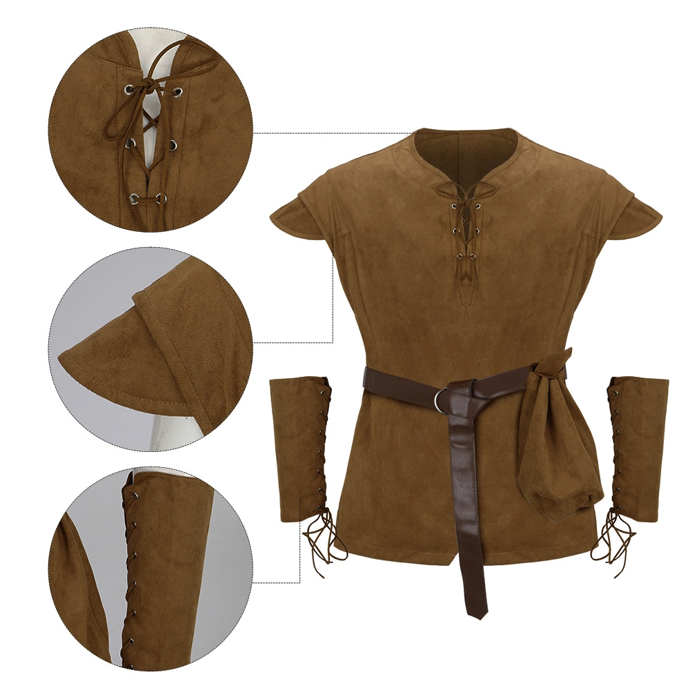 Men's Medieval Lace Up Tunic S - Men'S Viking Accessories review and price