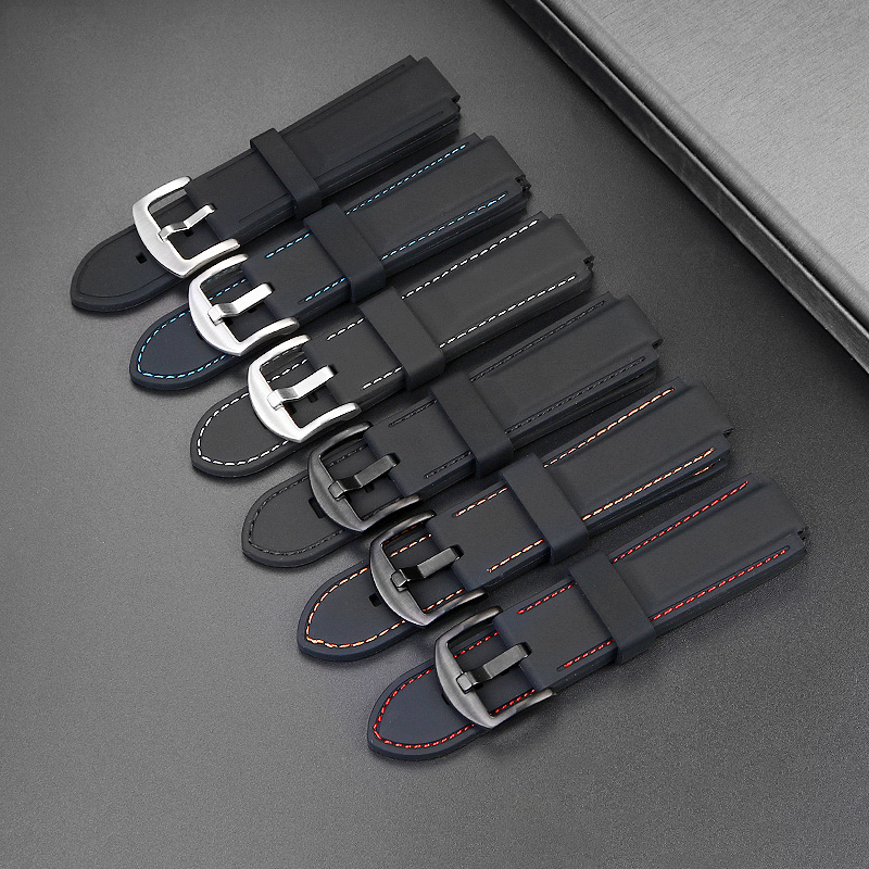 Sports silicone watch band 24* - Men Accessories Brooch review and price