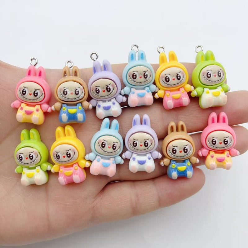 10Pcs Kawaii Rabbit Strawberry - Men Keychain Accessories review and price