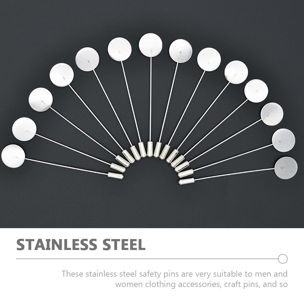 10Pcs Versatile Stainless Stee - Men Accessories Brooch review and price