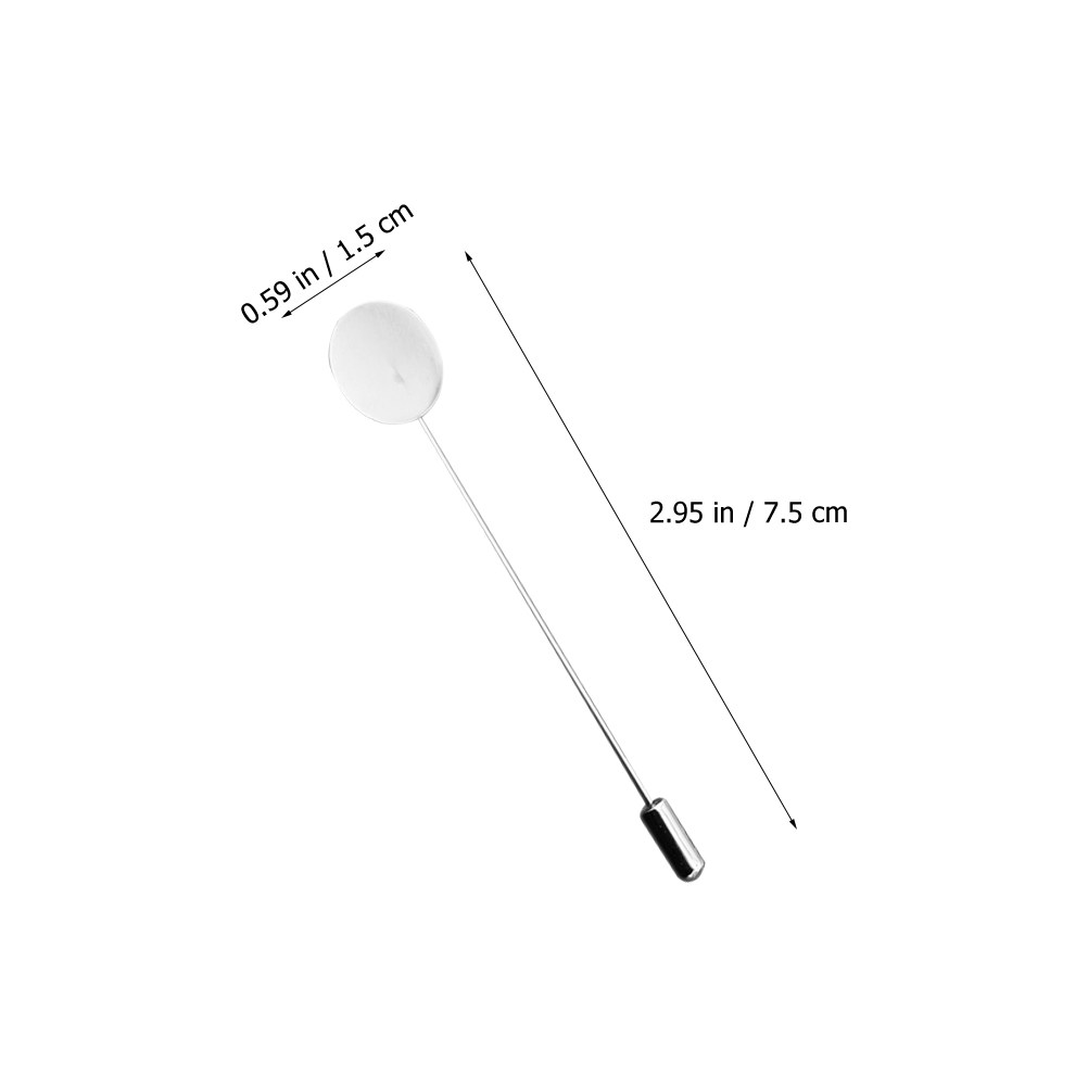 10Pcs Versatile Stainless Stee - Men Accessories Brooch review and price