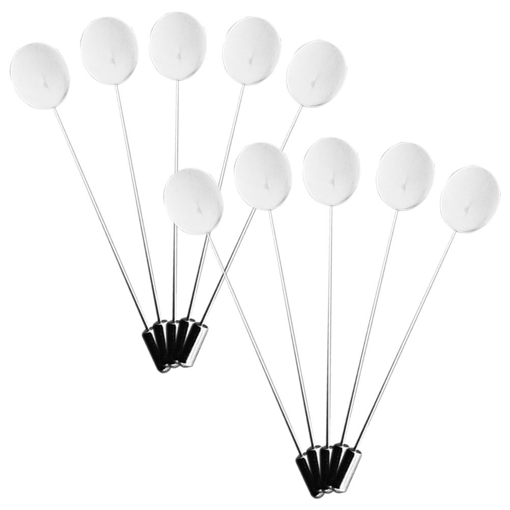 10Pcs Versatile Stainless Stee - Men Accessories Brooch review and price