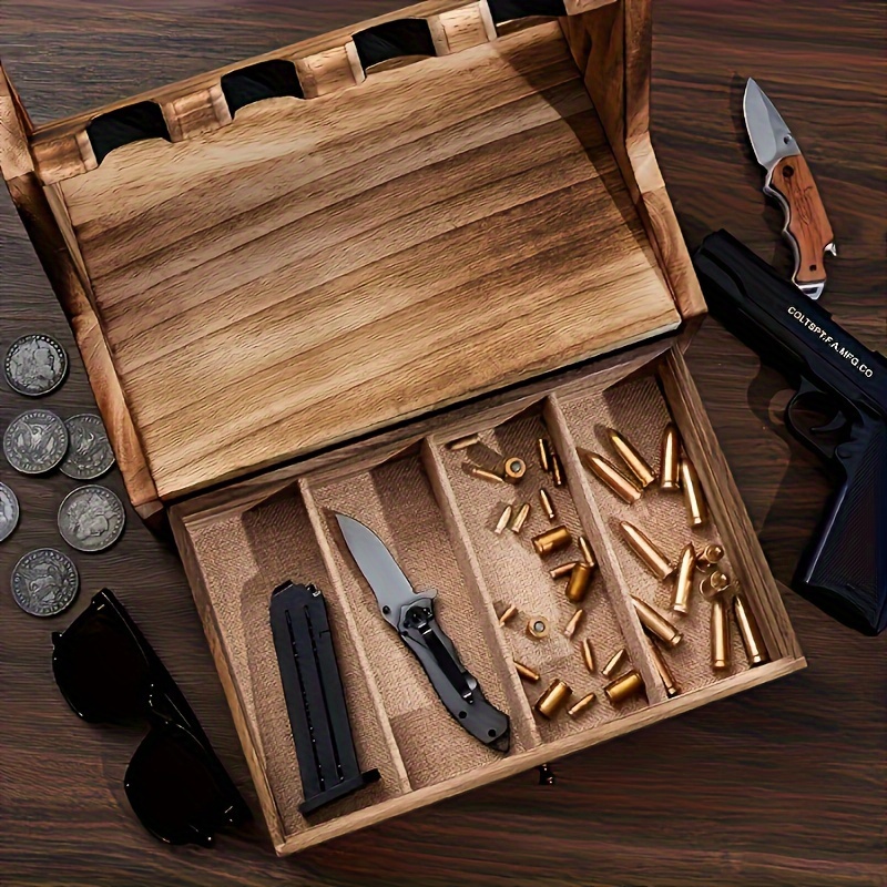 Solid Wood Pistol Storage Stan - Men Accessories Drawer review and price