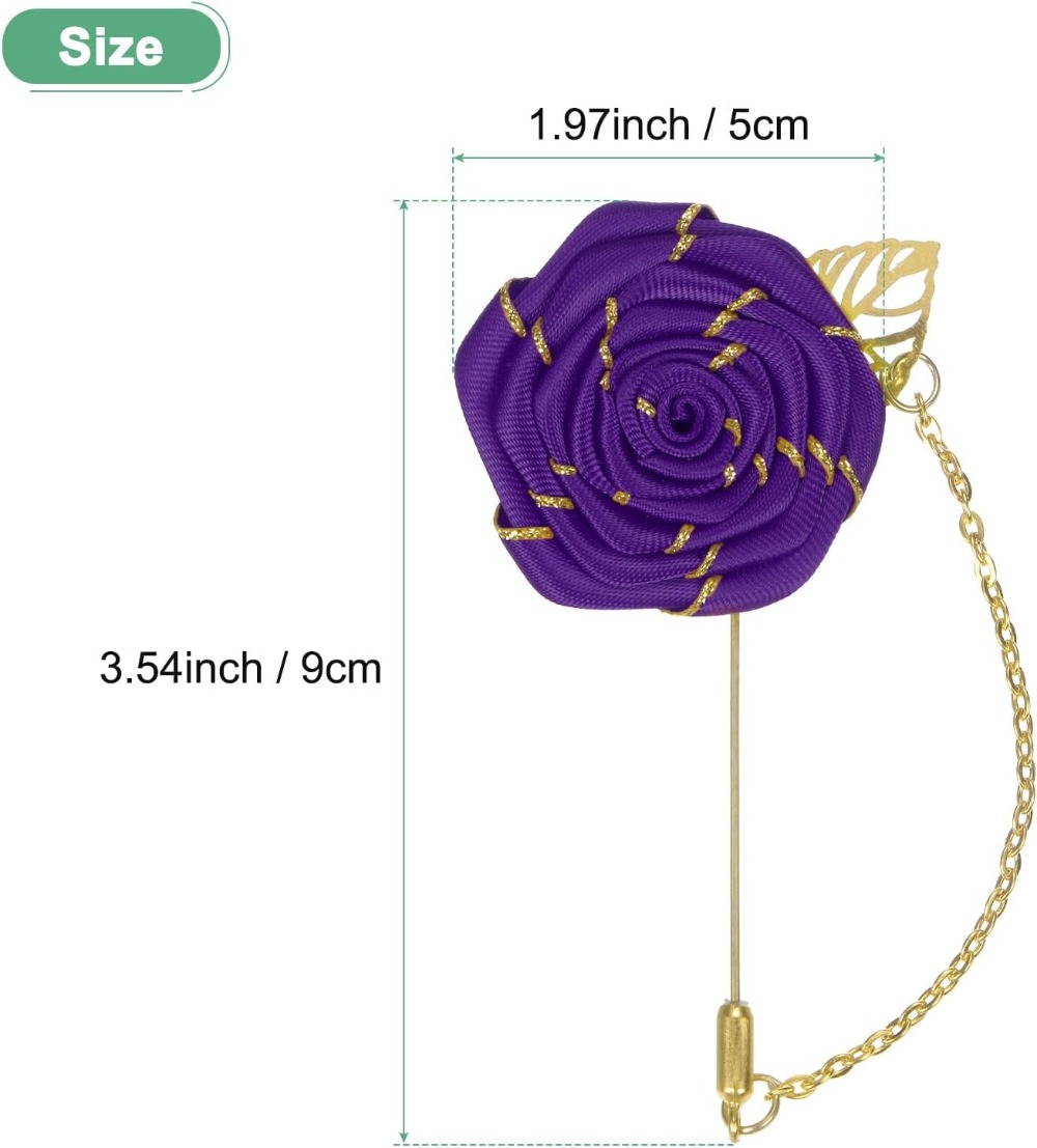 Rose Brooch Pin Cloth Rose Flo - Men Accessories Brooch review and price