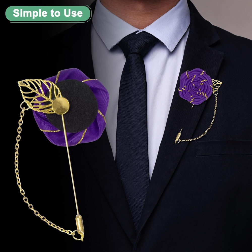 Rose Brooch Pin Cloth Rose Flo - Men Accessories Brooch review and price