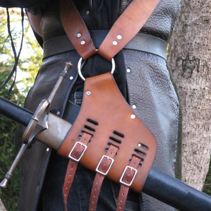 Medieval Shoulder Strap Sword  - Men'S Viking Accessories review and price
