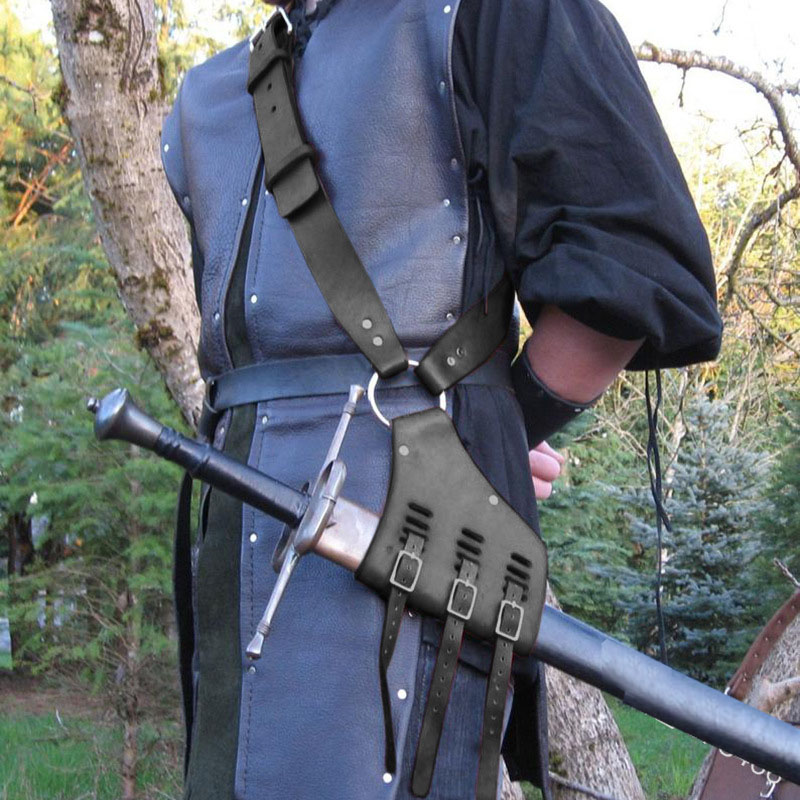 Medieval Shoulder Strap Sword  - Men'S Viking Accessories review and price